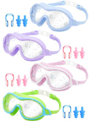 Dunzy front packaging showing four-color goggle set and included accessories for convenience