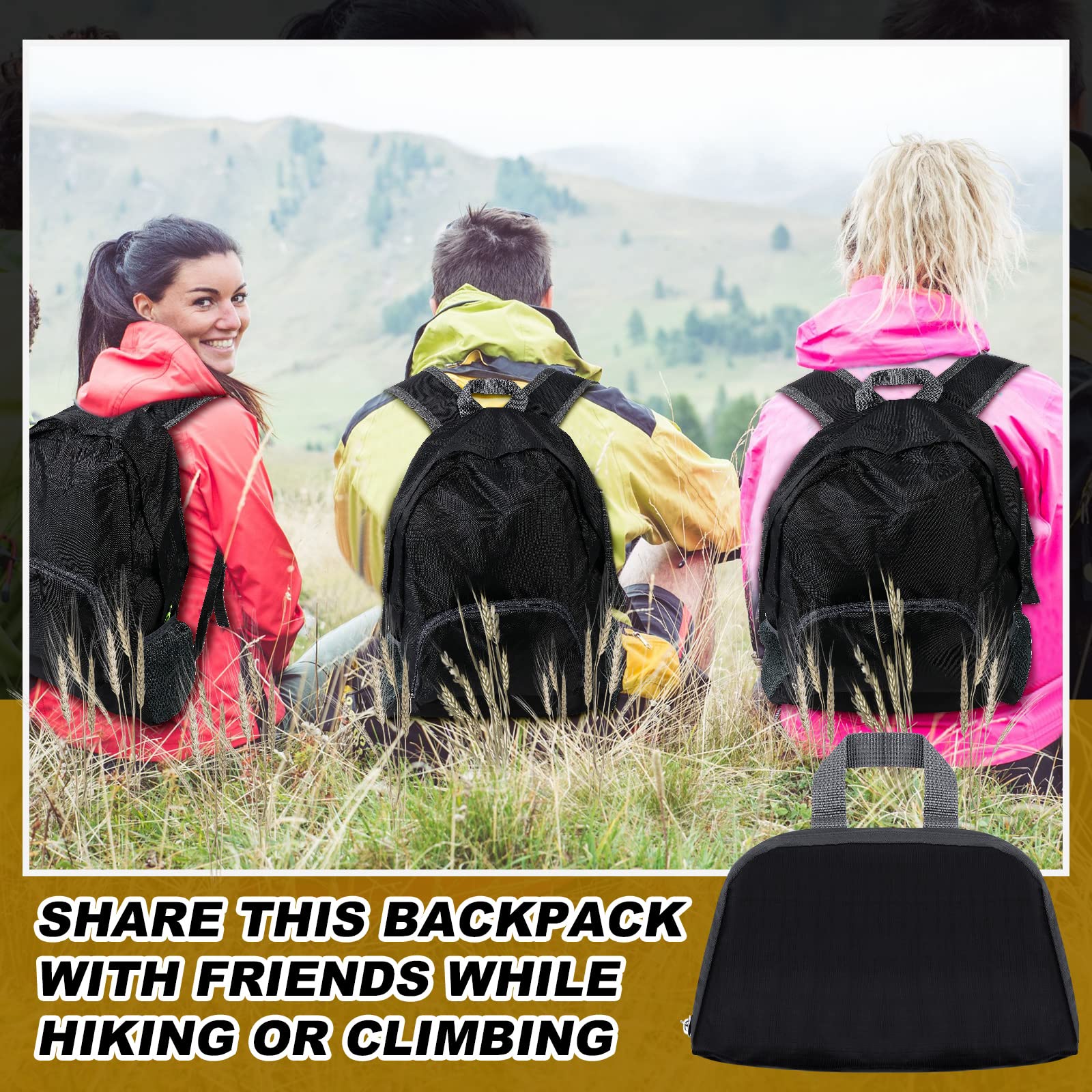 Dunzy in-use as hiking daypack offering lightweight outdoor utility