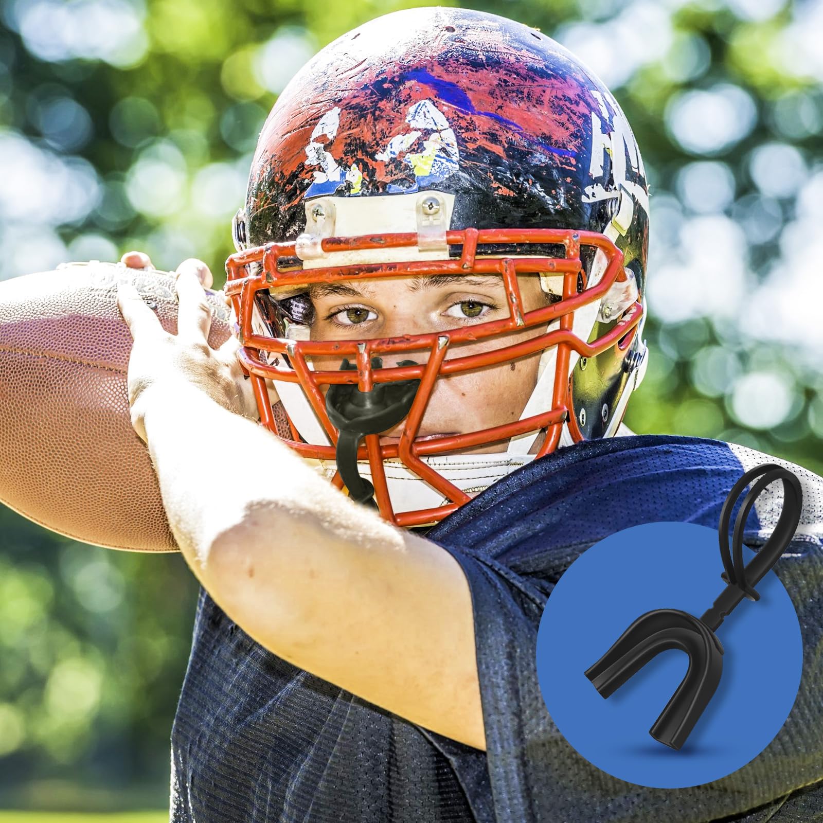 Dunzy mouthguard in team training setting showing easy distribution benefit