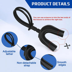 Dunzy strap attachment clip detail providing secure helmet connection