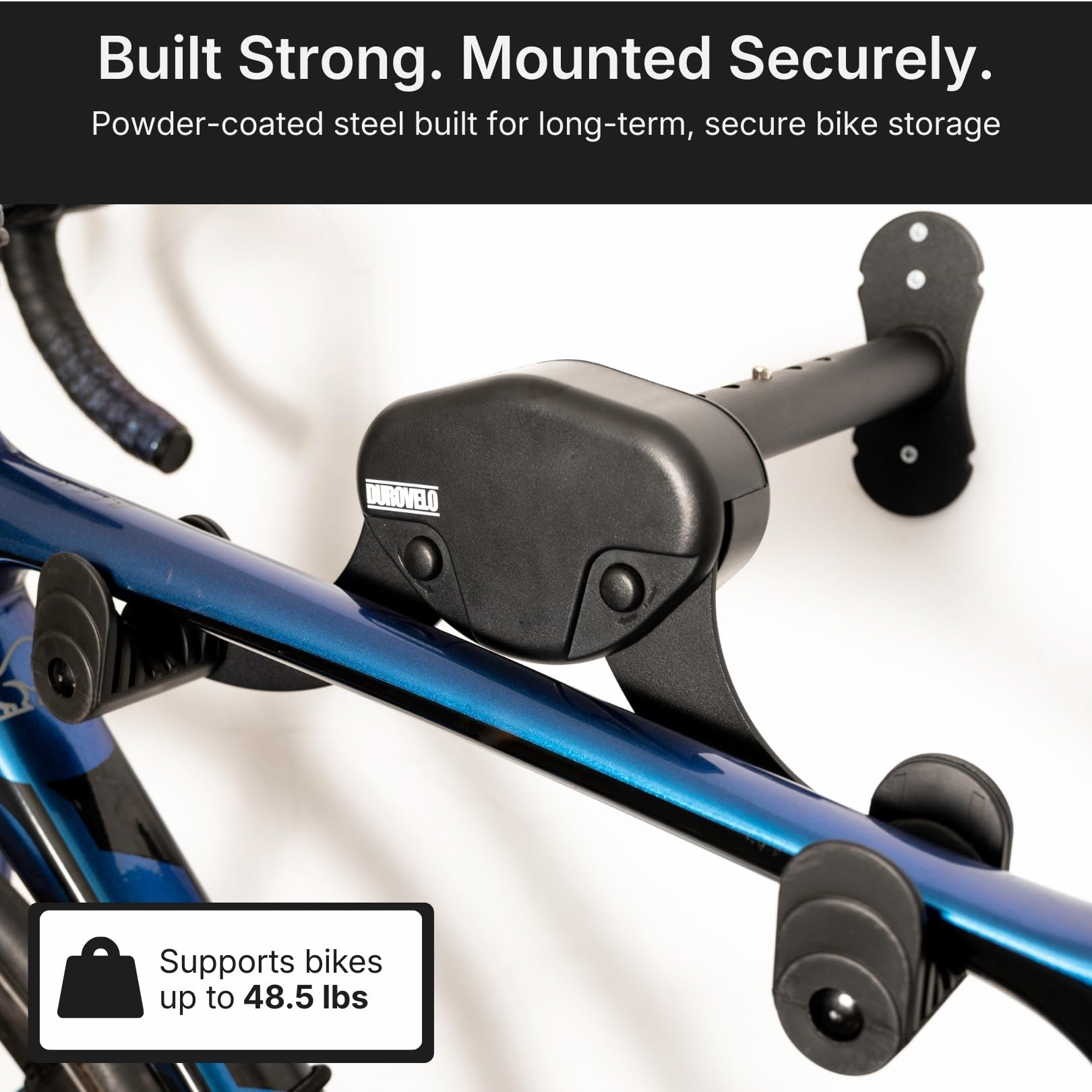 DUROVELO extended beam demonstrating adjustable fit for frames