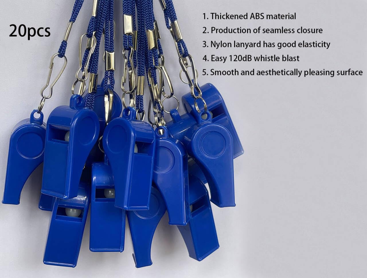 DYBADYSA whistles on sports field showing visibility and event utility