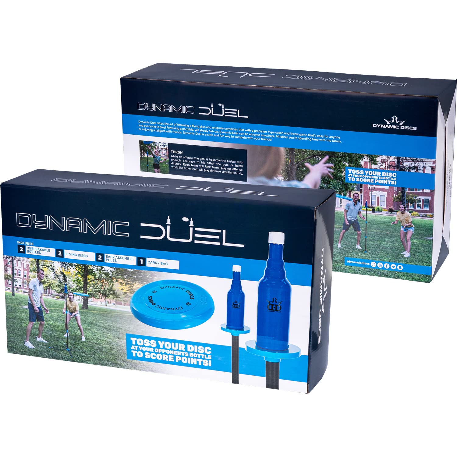 D·D DYNAMIC DISCS close-up of included discs highlighting grip and flight consistency benefit