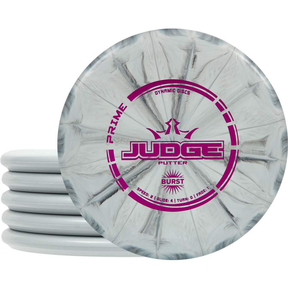 D·D DYNAMIC DISCS Prime Burst Judge front view showing consistent rim and stamp for reliable practice