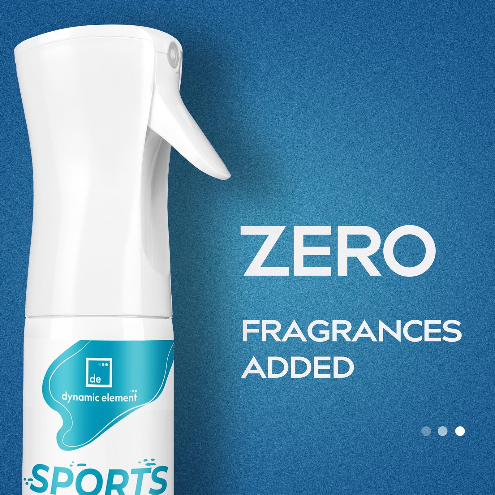 Dynamic Element spray on helmet demonstrating fast odor neutralization