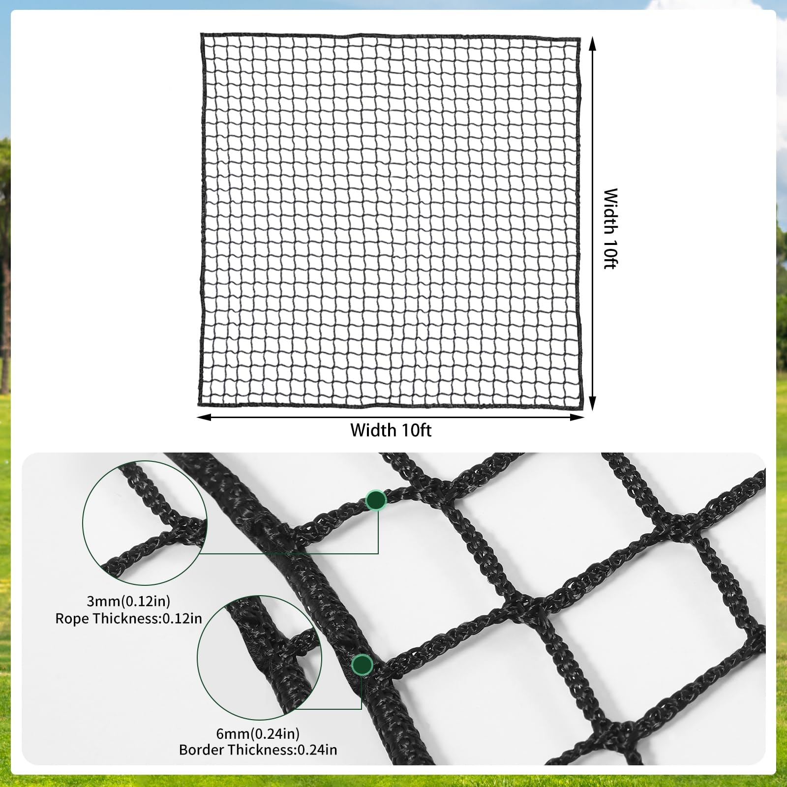 DZLION close-up of nylon weave highlighting tough material and long-lasting protection