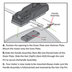 E-cowlboy bracket side profile highlighting low-profile deck clearance
