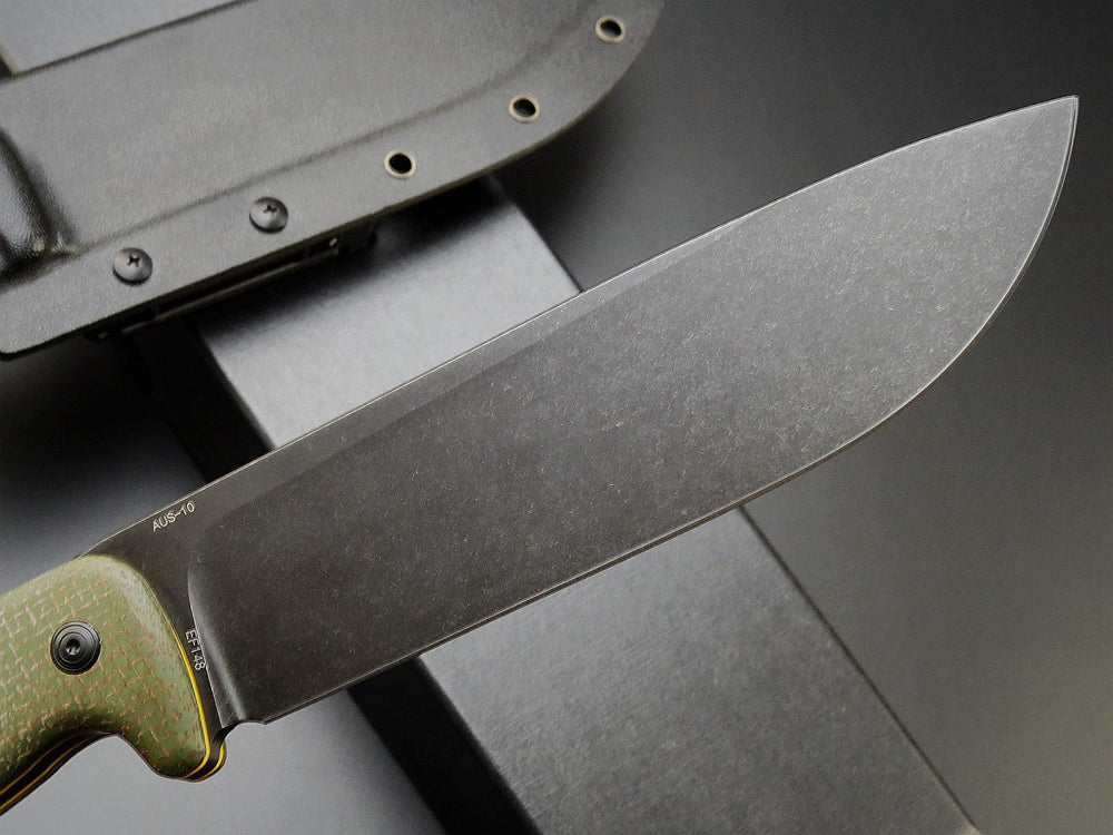Eafengrow EF148 Kydex sheath profile demonstrating secure retention and clip