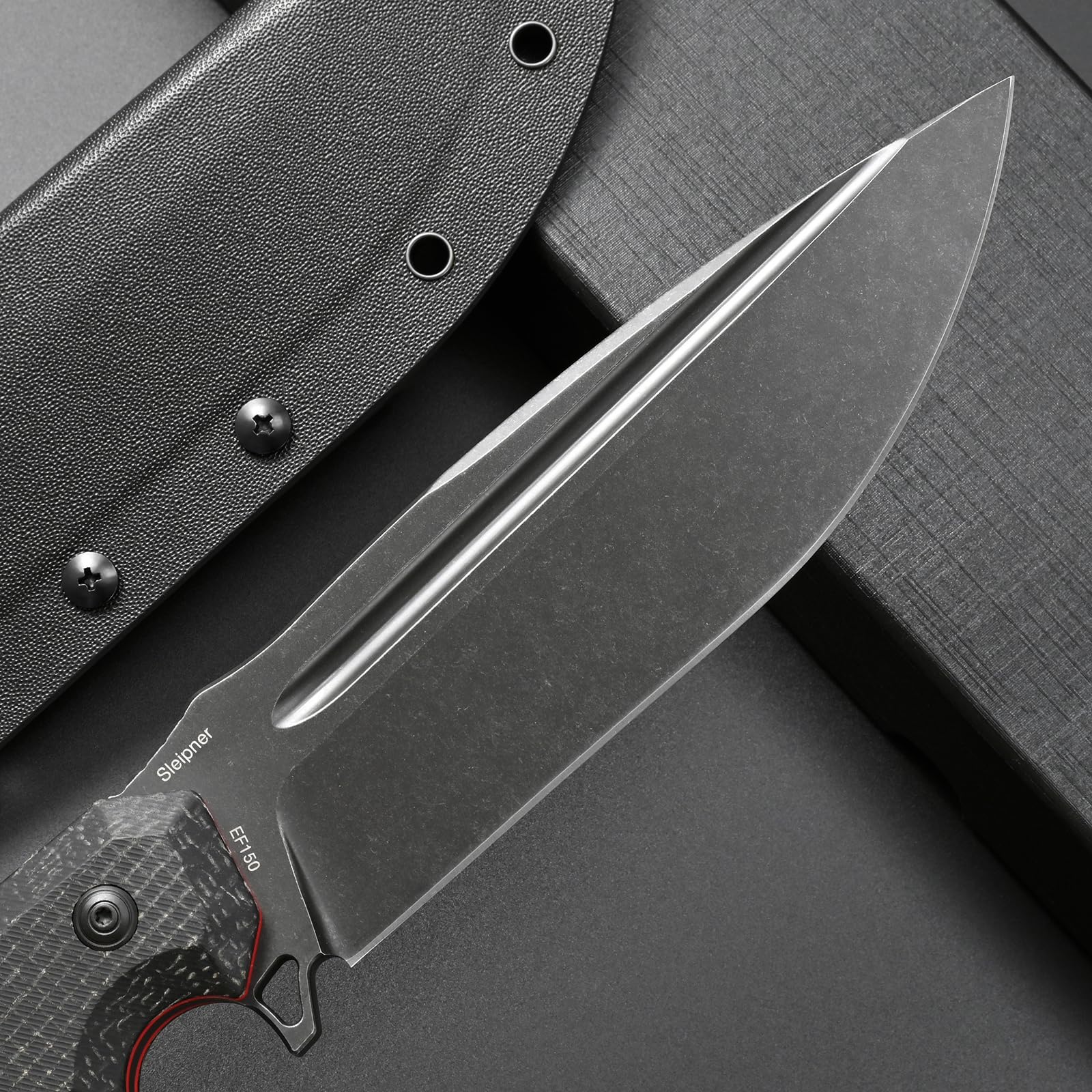 Eafengrow Kydex sheath side view showing secure retention and easy carry