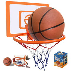Ealacritas front packaging showing quiet indoor basketball kit benefit