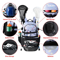 EALER ELB100 padded back panel and straps provide ergonomic comfort on long carries