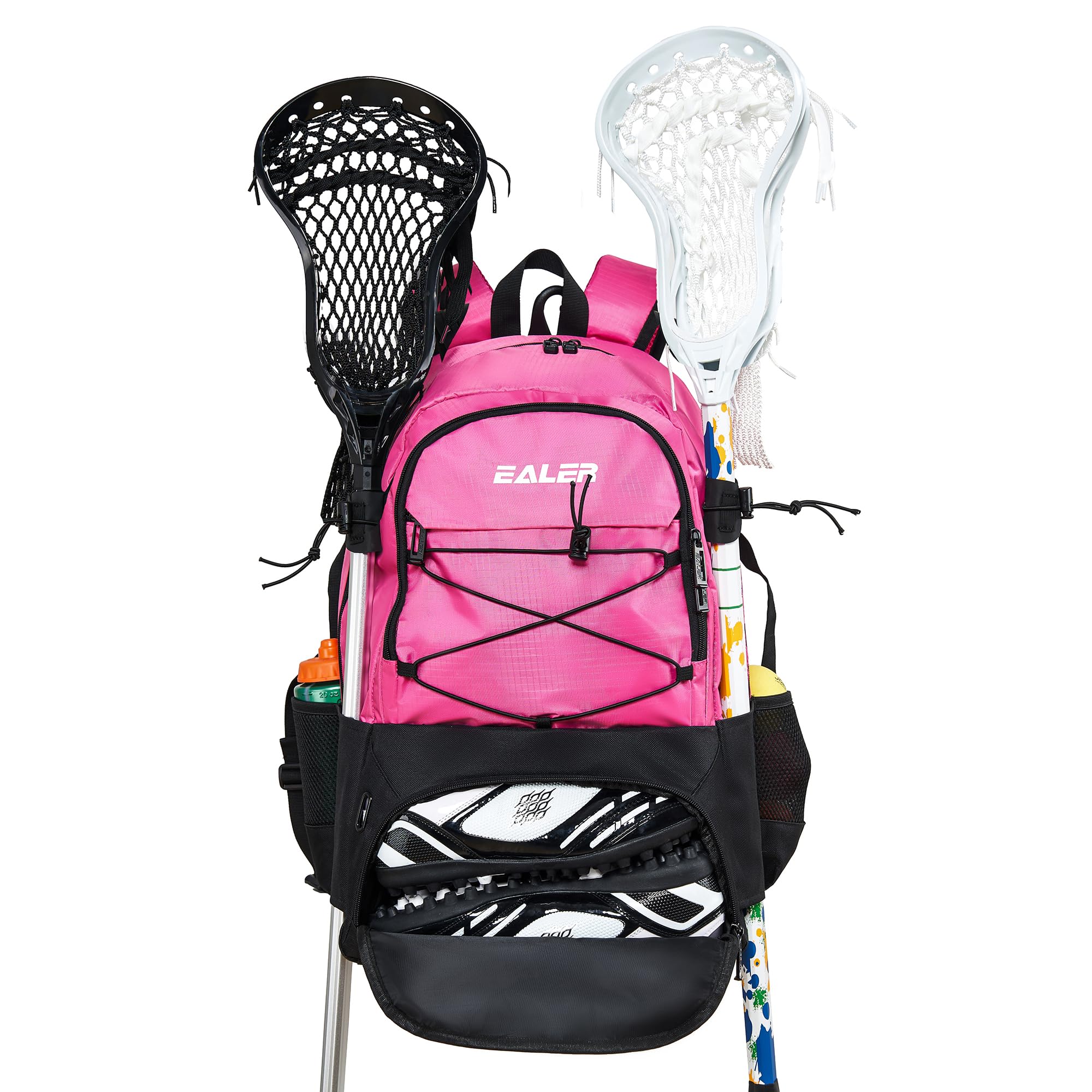 EALER front view showing compartments and capacity for two sticks