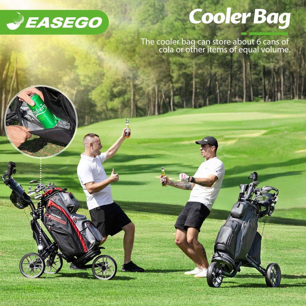 EASEGO phone and cup holder on handle for easy reach