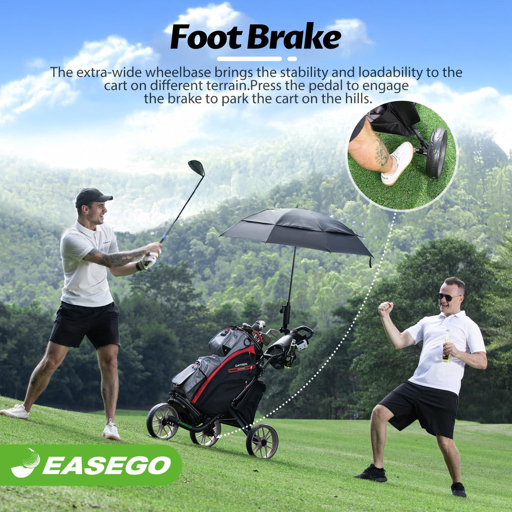 EASEGO storage bag with insulated cooler pocket keeping drinks cold