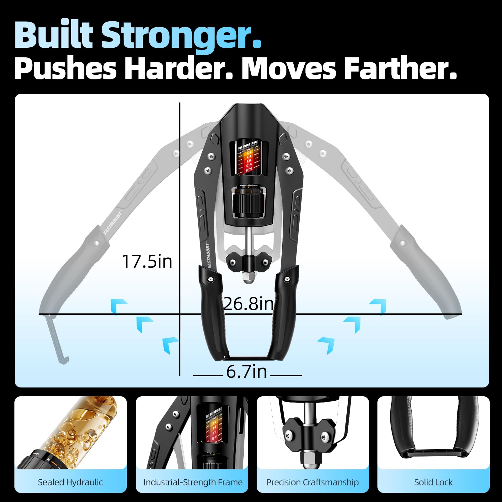 EAST MOUNT placed in home gym indicating sleek design and everyday use