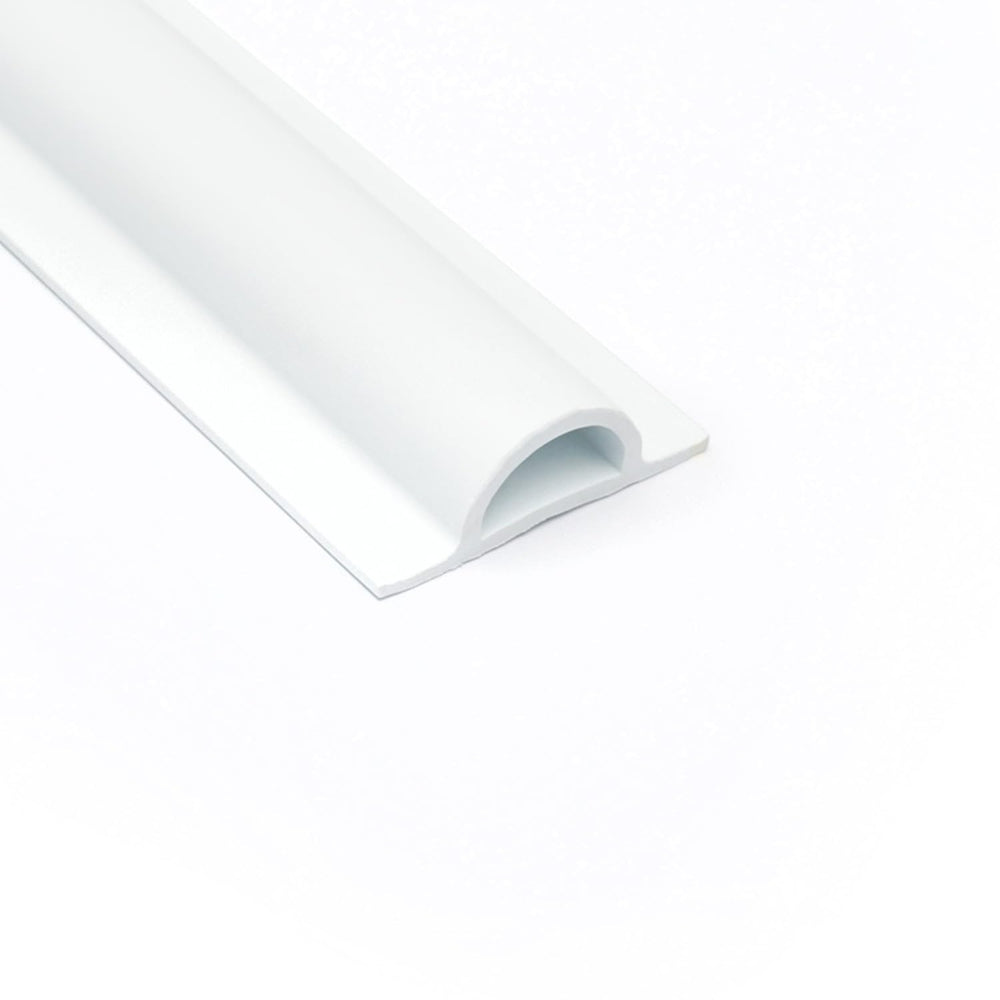 EasyFlex D-profile close-up texture highlighting durable pigmented PVC and long-lasting finish