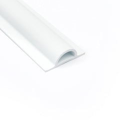 EasyFlex D-profile close-up texture highlighting durable pigmented PVC and long-lasting finish
