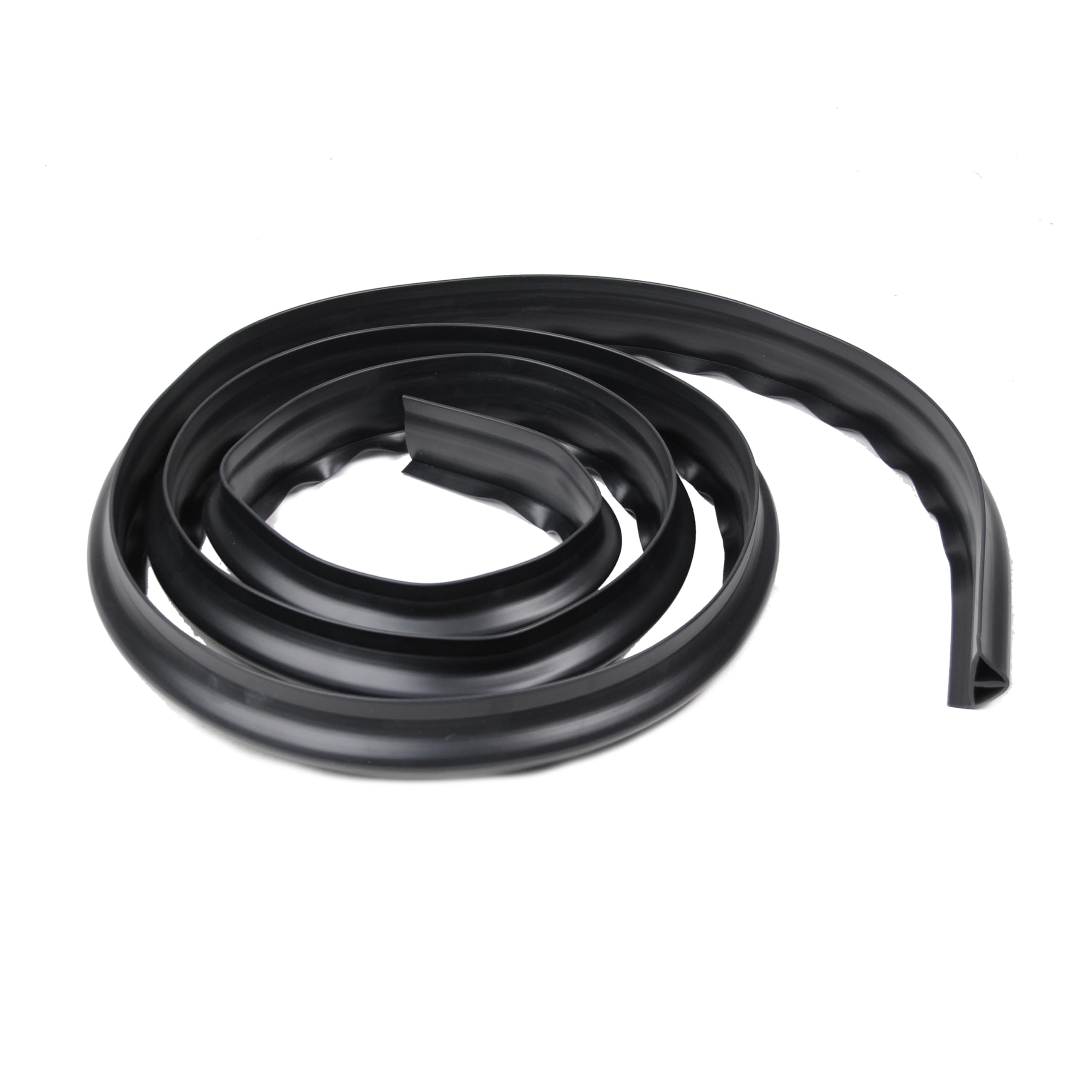 EasyFlex P-profile front packaging showing 10-foot coil and product labeling protecting docks
