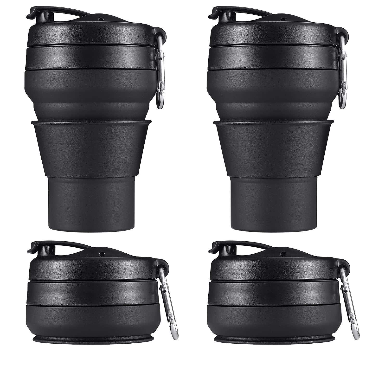 EASYXQ front view of cup showing lid and full 20 oz capacity benefit