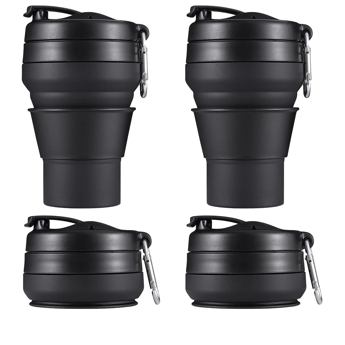 EASYXQ front view of cup showing lid and full 20 oz capacity benefit