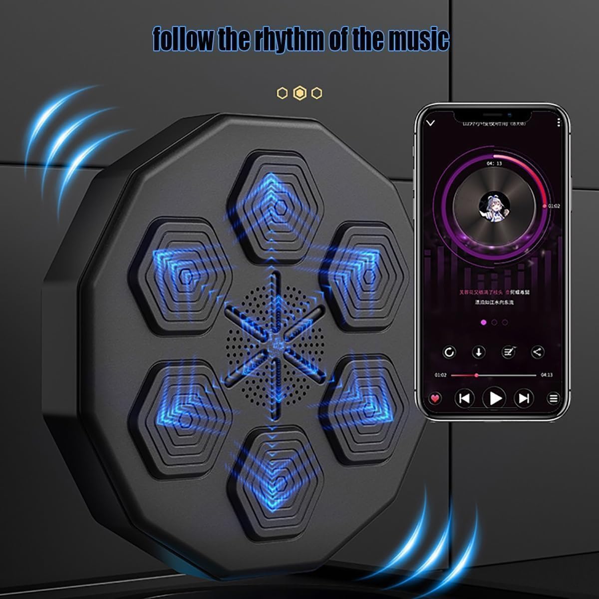 EAZY WAYZ in use with phone music sync delivering rhythmic workouts