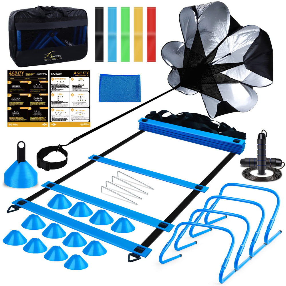 Eazy2hD packed kit in carry bag showing organized components and easy transport