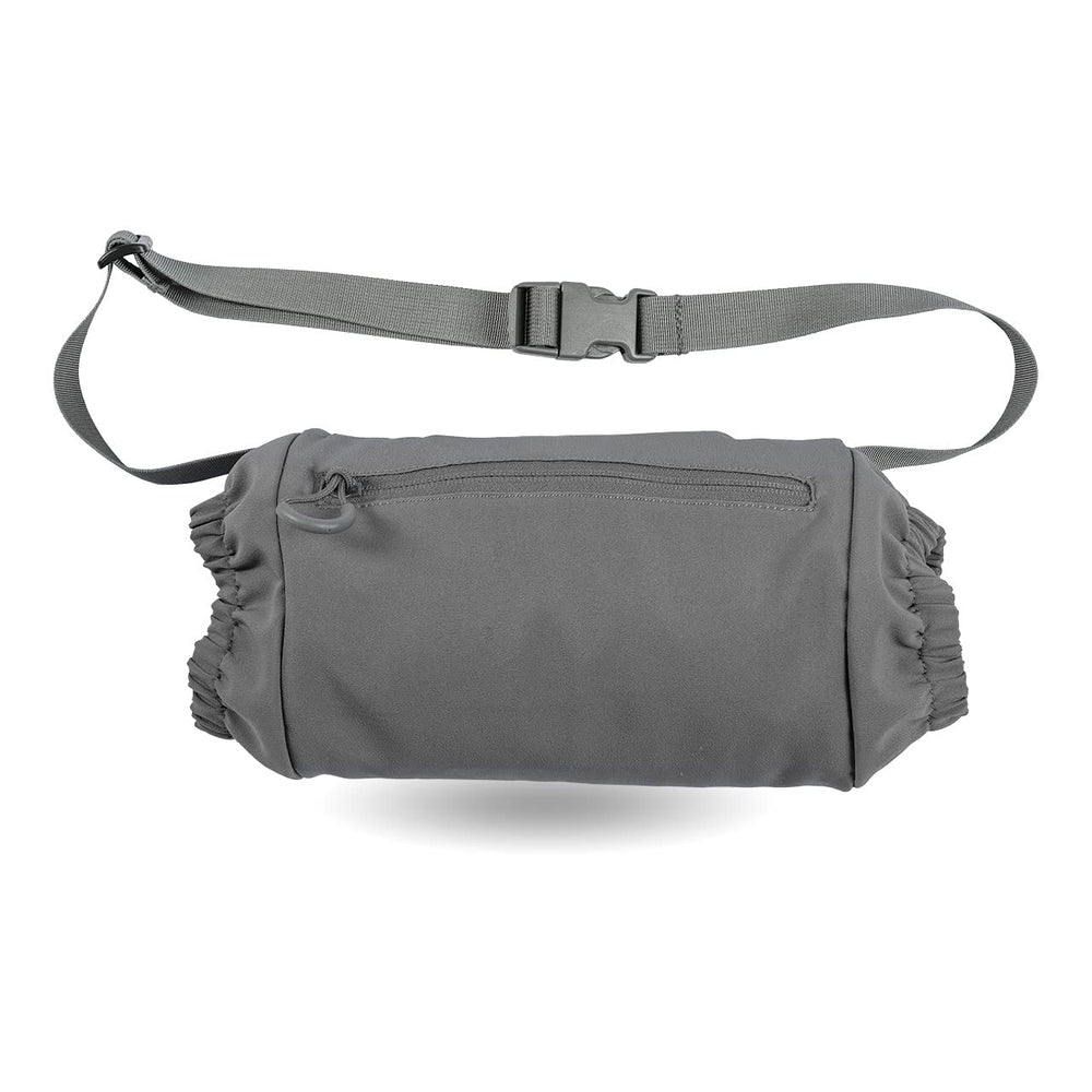 Eberlestock handwarmer front zipper pocket open storing belt and warmers for convenience