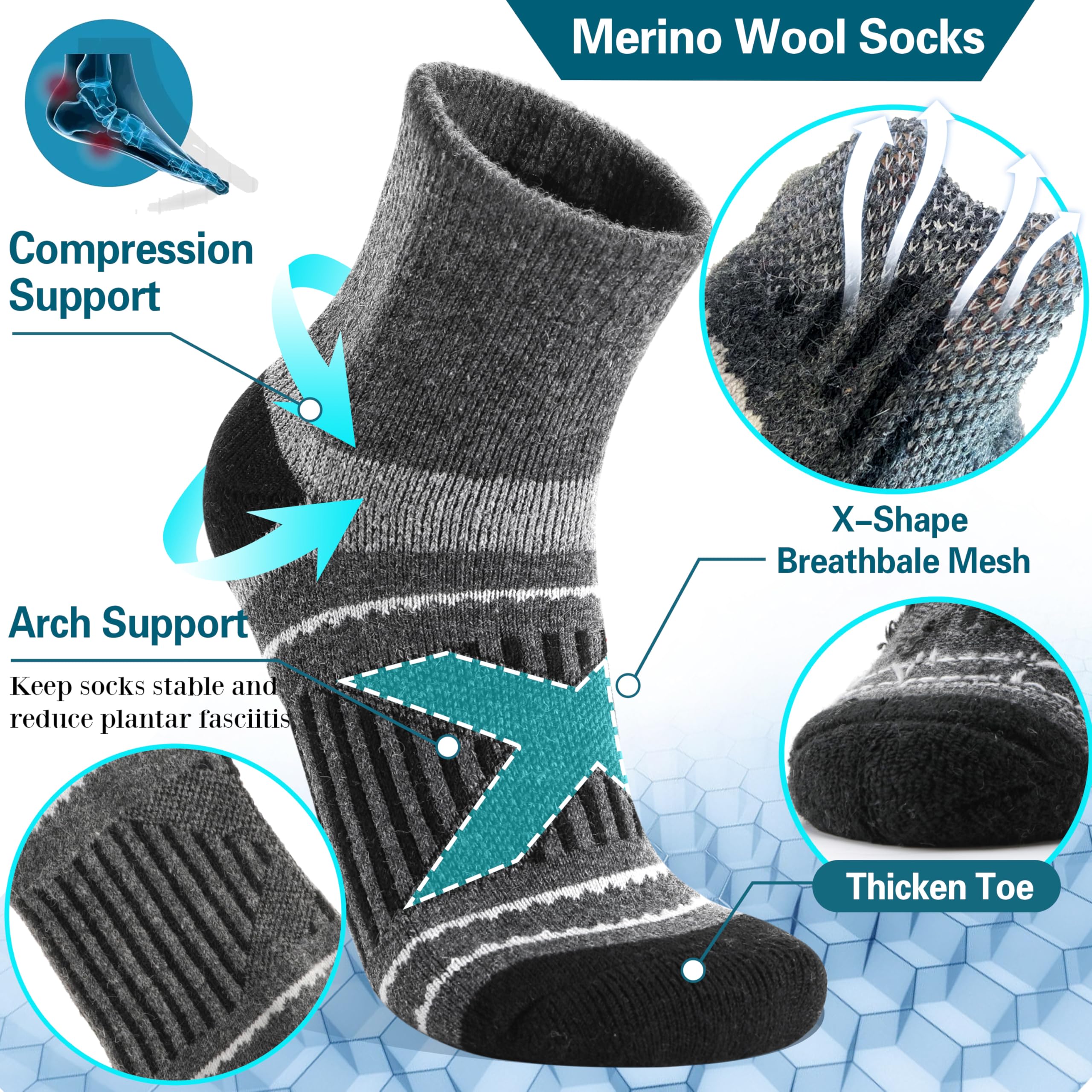 EBMORE cushioned sole detail displaying thick padding for shock absorption