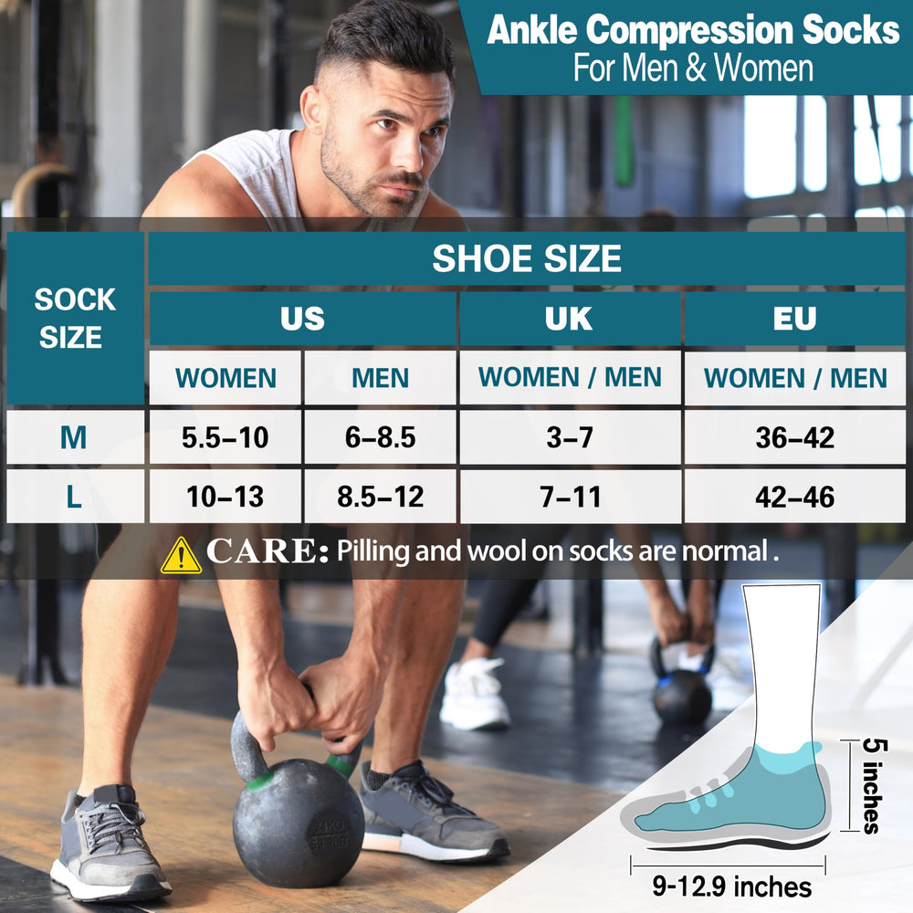 EBMORE in-shoe wear demonstration showing secure non-slip fit