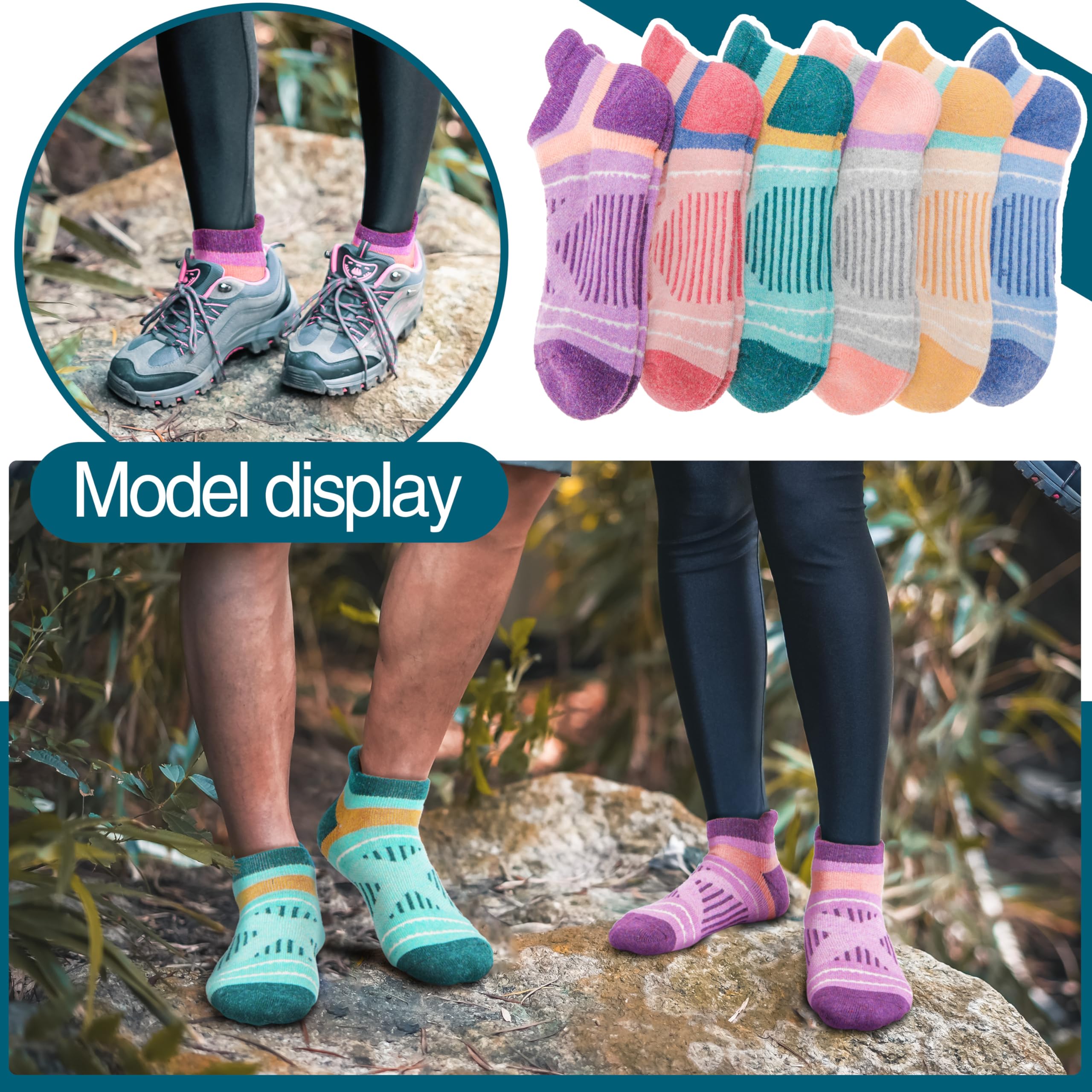 EBMORE socks worn outdoors in winter highlighting warmth and everyday outdoor comfort