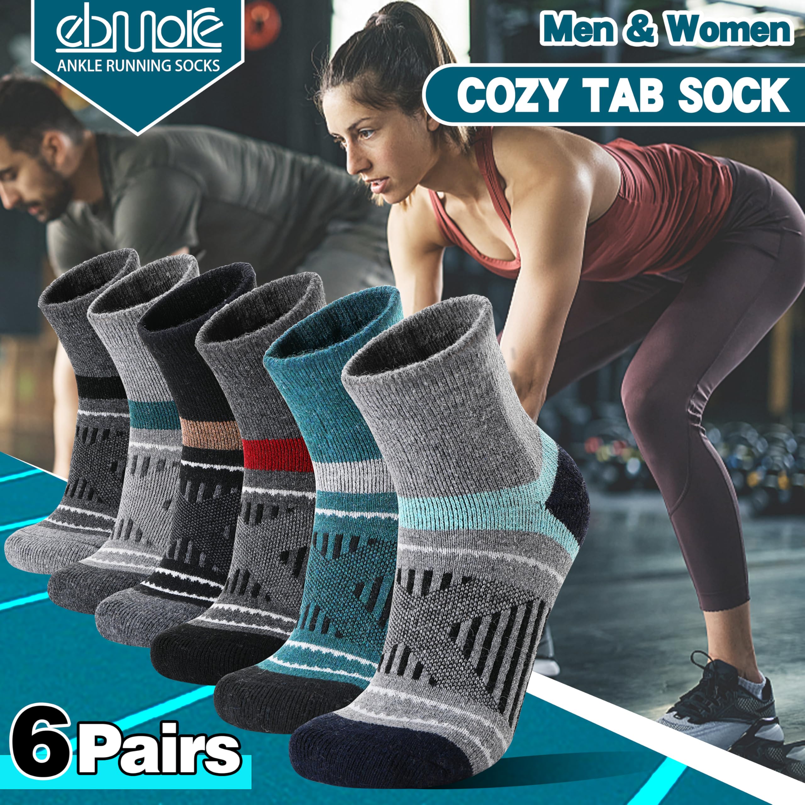 EBMORE socks inside hiking boot demonstrating outdoor comfort