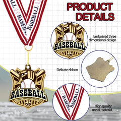 Ecation ribbon detail with baseball pattern offering comfortable wear and theme