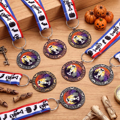 Ecation medal beside ruler showing 2-inch size for visible wearable awards