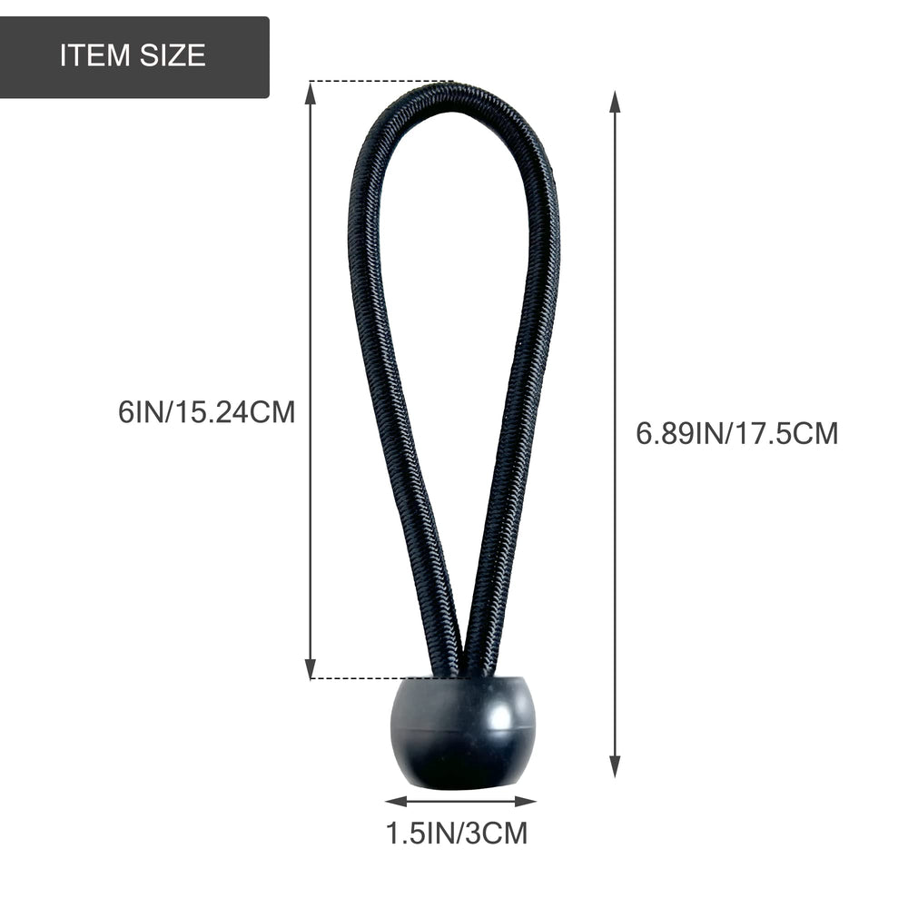 ECEOCC close-up of ball and 8mm elastic strands highlighting durable construction