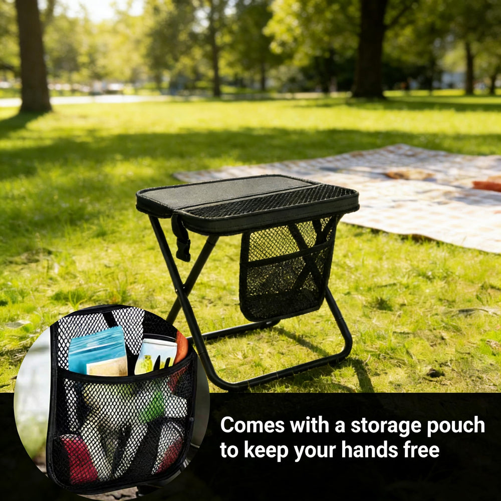 EchelonPeak in use at campsite provides stable comfortable seating