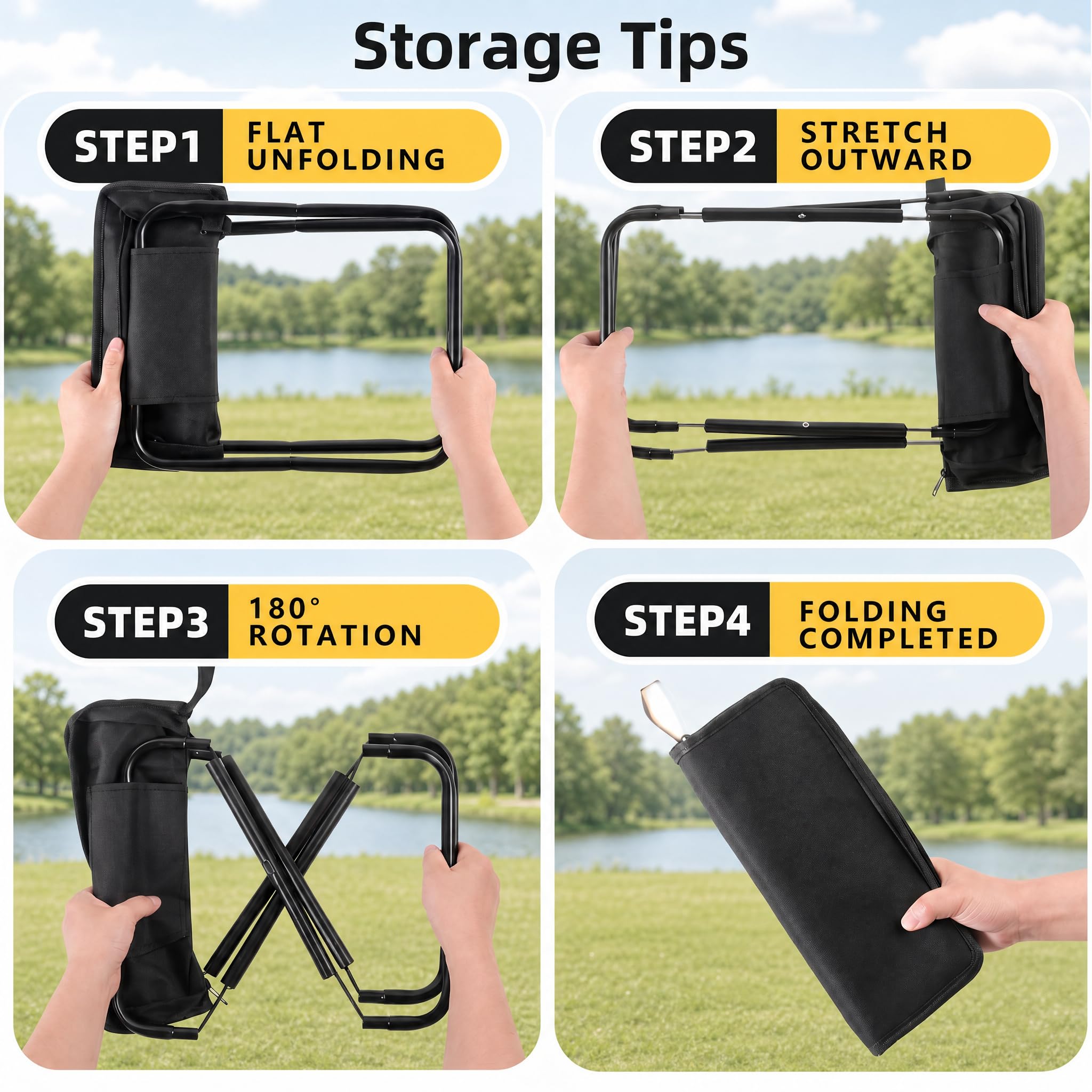 EchelonPeak side pocket with phone inside for secure easy access
