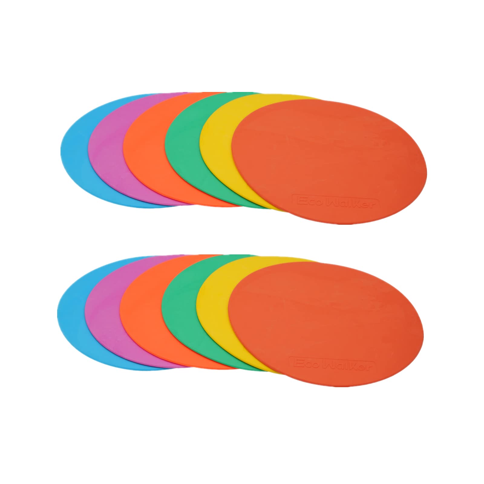 Eco Walker classroom seating arrangement with markers creating neat, organized student spots