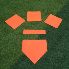 Eco Walker bases in use during backyard game enabling fast setup and play