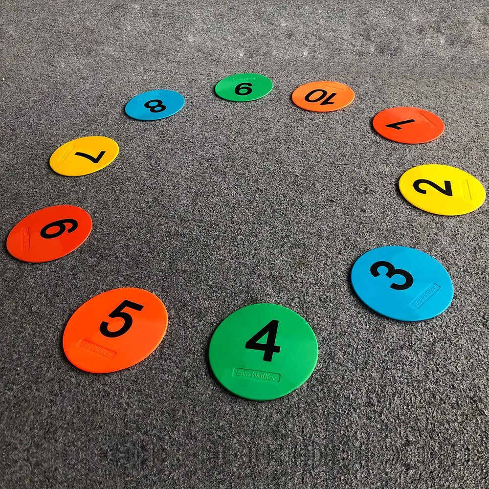 Eco Walker stacked markers in storage bag for easy transport and neat storage