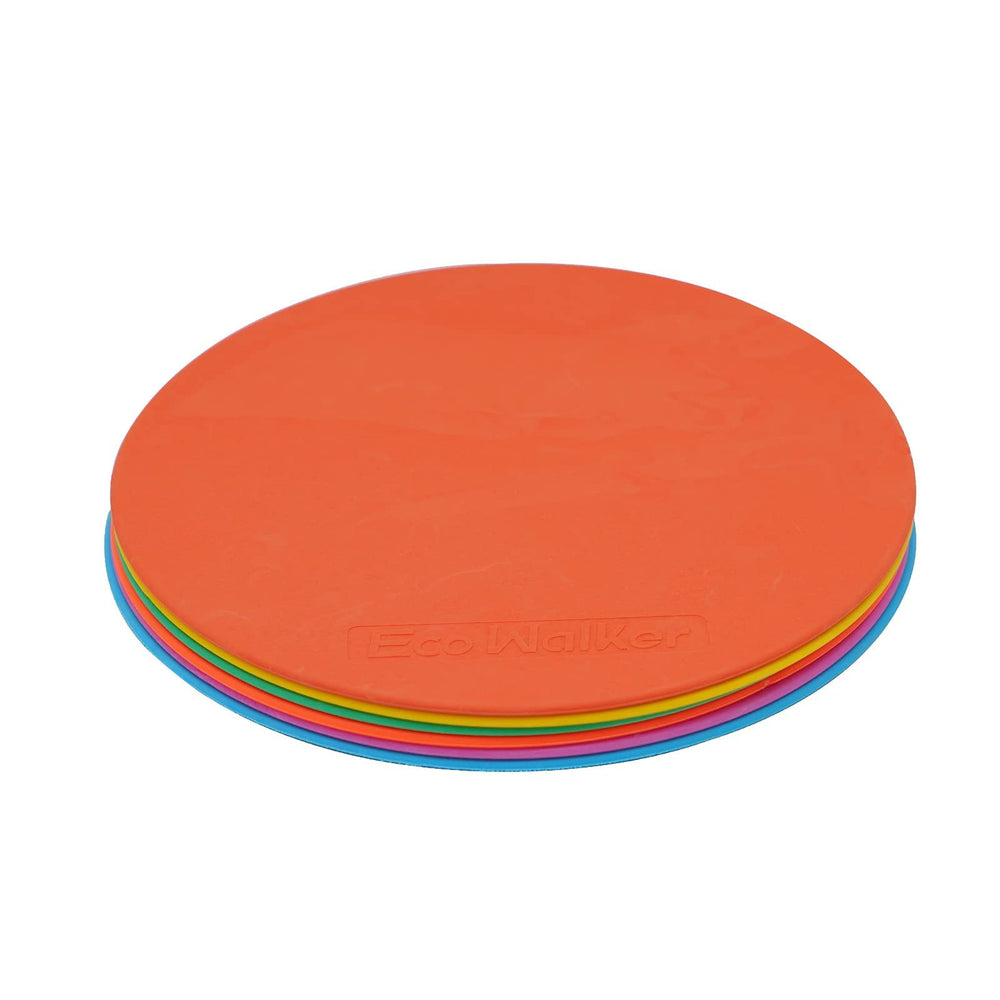 Eco Walker markers on turf marking an outdoor agility course for faster drill transitions