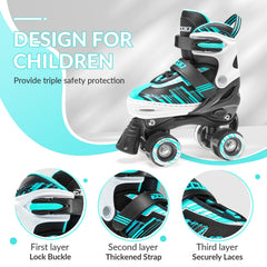 ECOO buckle and Velcro close-up providing ankle support and safety