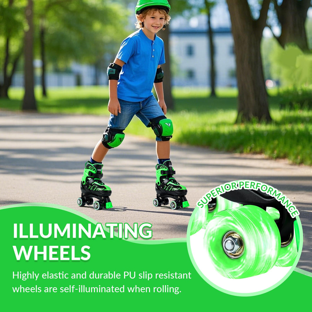 ECOO child skating in park demonstrating stability and joyful outdoor use