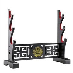 Eforlife front view of dragon 3-tier stand shows elegant display benefit