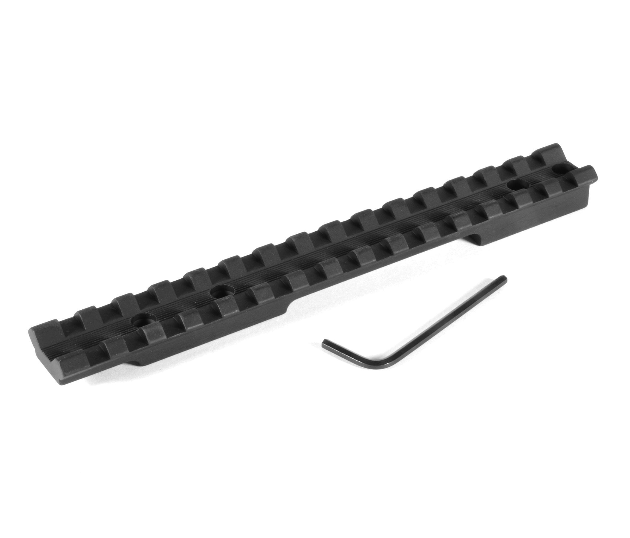 EGW Picatinny rail front view showing fitment and durable finish benefit