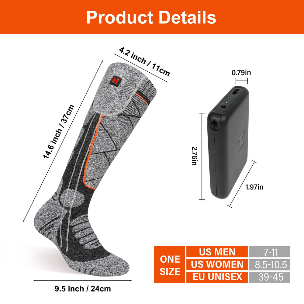 EIHBIEA socks next to ruler to show sizing and scale for fit