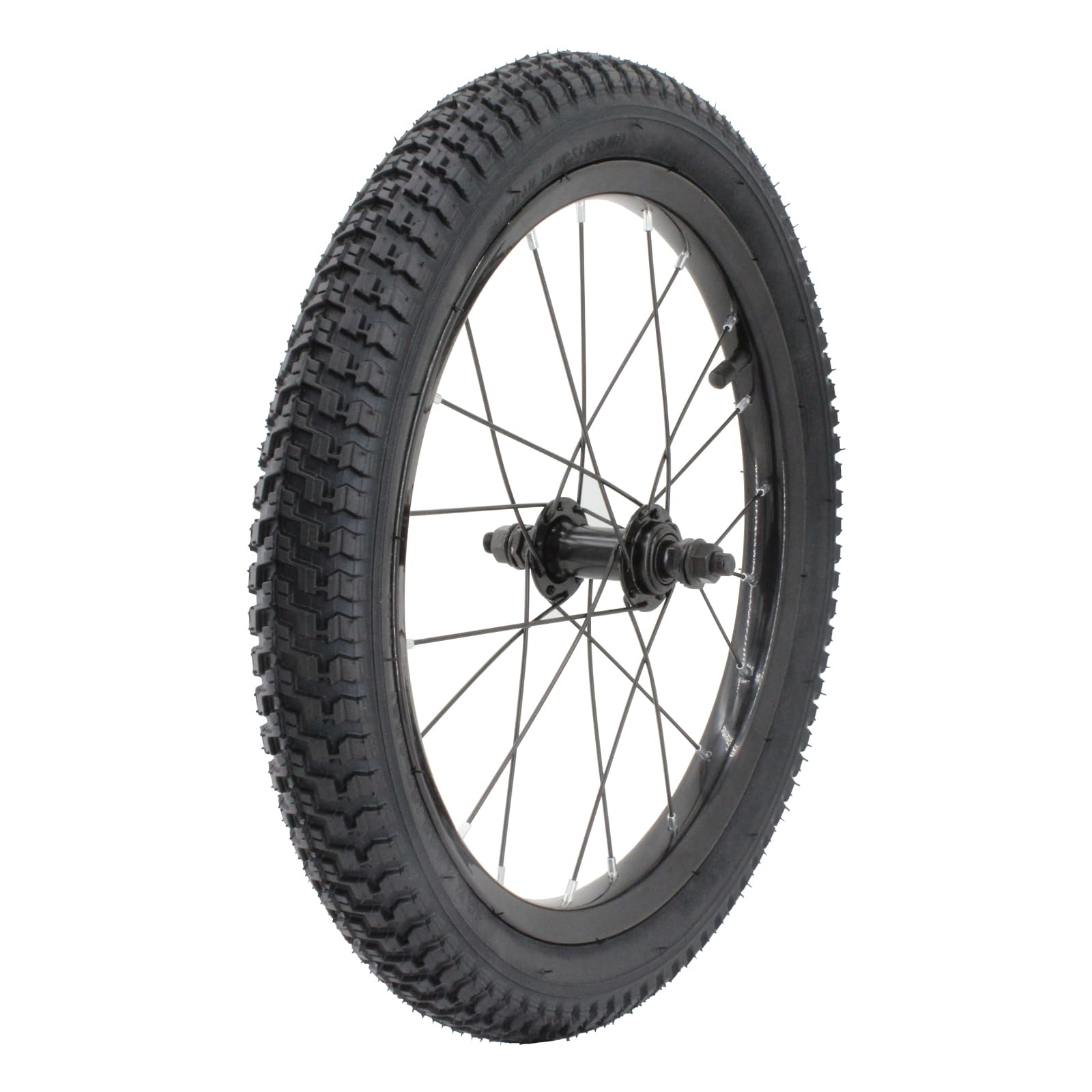 EIRONA 16-inch front wheel full view showing ready-to-install assembly and durable finish