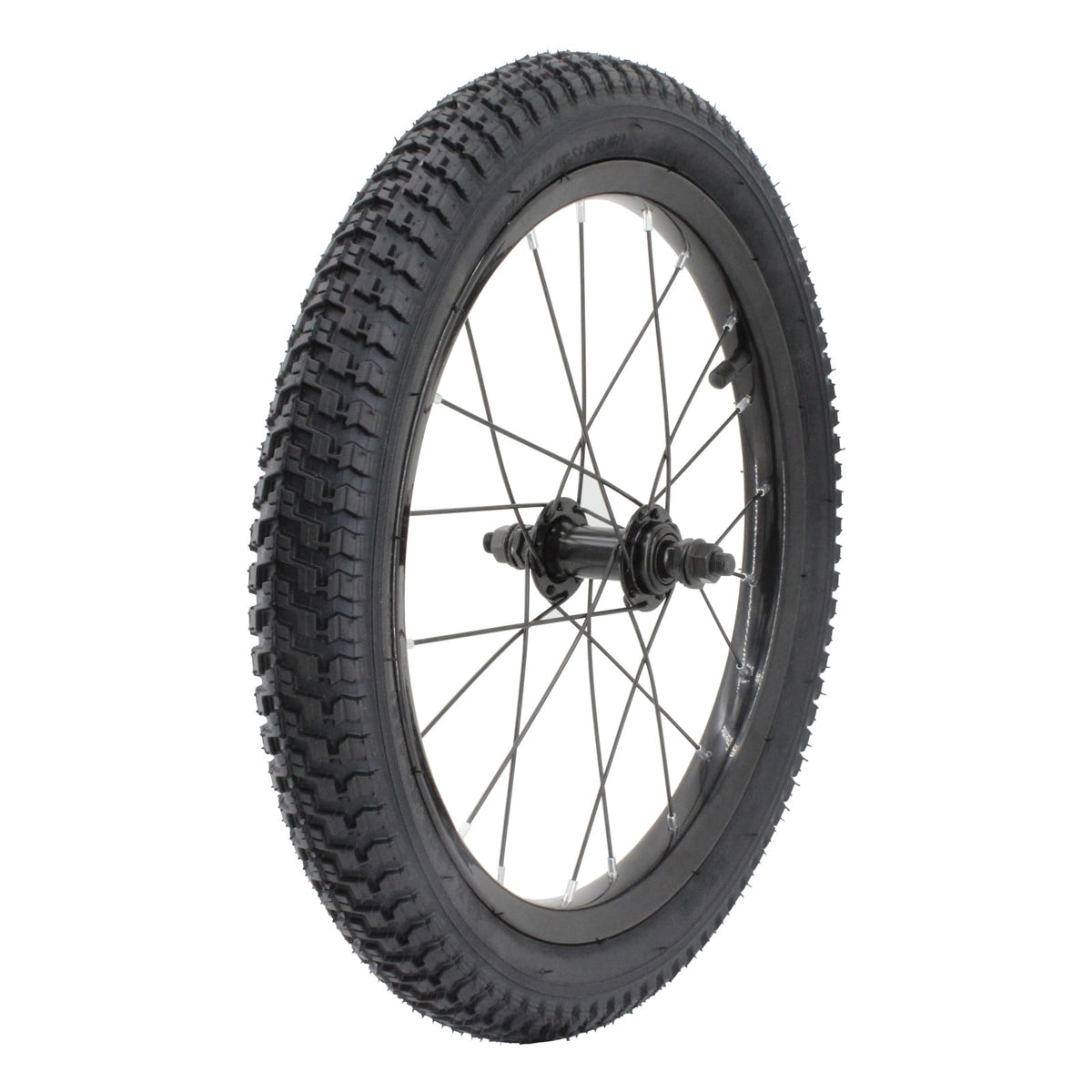 EIRONA 16-inch front wheel full view showing ready-to-install assembly and durable finish