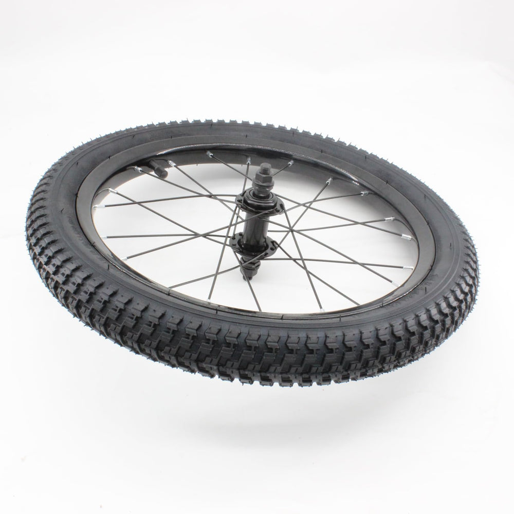 EIRONA steel rim close-up highlighting painted finish and spoke attachment strength