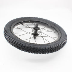 EIRONA steel rim close-up highlighting painted finish and spoke attachment strength