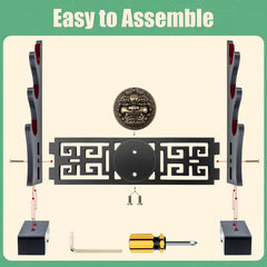 Ekkhysis Kylin detailed wood grain and Kylin motif adding decorative appeal